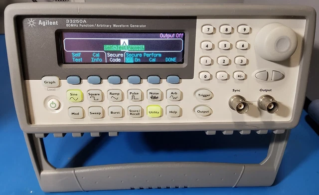 Agilent Keysight 33250A Function/Arbitrary Waveform Generator 1uHz-80MHz