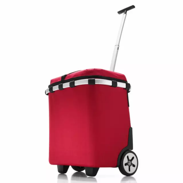 reisenthel carrycruiser iso einkaufskorb rollen trolley isoliert red rot OJ3004