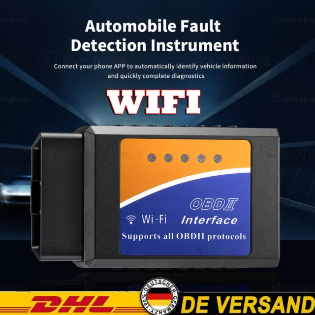 Für Ford Forscan ELM327 USB V1.5 WiFi Auto,KFZ Diagnosegerät OBD2 Tester Scanner