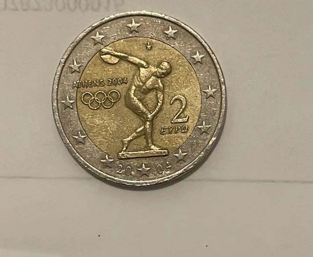PC31 2 EUROS COMMEMO GRECE 2004 JEUX OLYMPIQUES D’ATHENES Type B EUR 4,50 PicClick FR