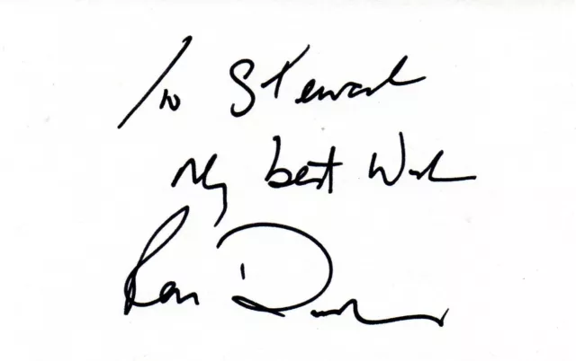 Ross Davidson Autograph - Eastenders - Signed 5.5x3.5 Card - AFTAL
