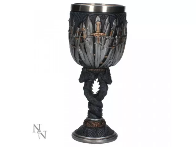 Nemesis Now - Medieval Sword Dragon Wine Goblet 17.5cm