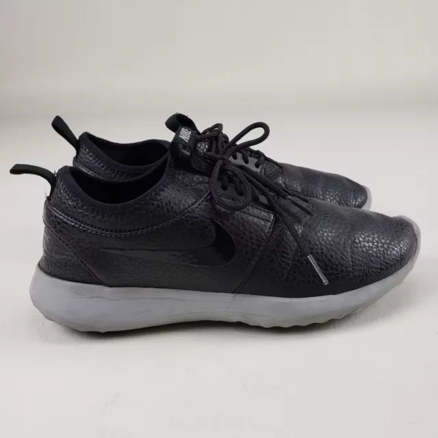 Nike Juvenate PRM Leather Sneakers Black Womens 9 Athletic Shoes 844973-001