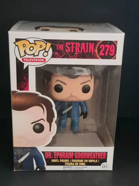 The Strain Dr. Ephraim Goodweather Funko Pop Vinyl Figure #279 In Pro Case