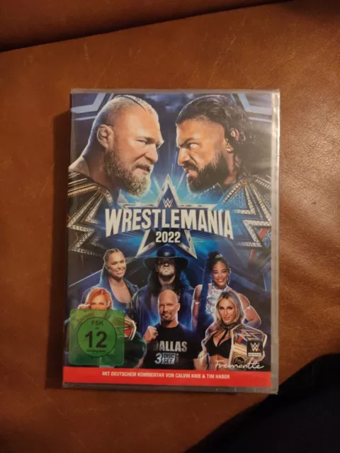 Wrestlemania - WWE: - 2022 / 3disc Set Wrestling DVD Zustand Neu und Ovp