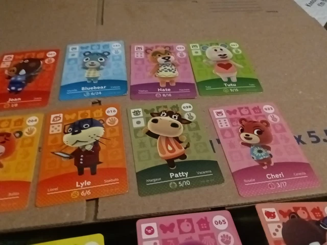 Animal Crossing Nintendo Amiibo Card Lot of 25 Cards, Authentic, Great Condition 3