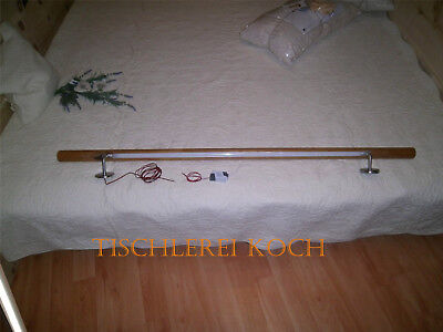 Led Holzhandlauf Handlauf mit Beleuchtung Eiche 50x40mm Echtholz geölt Set 