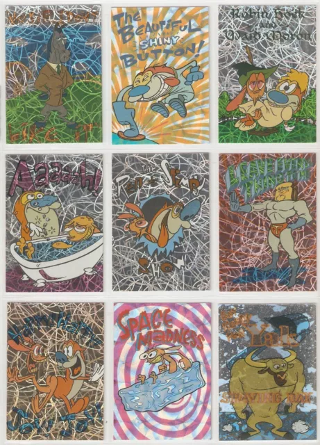 Topps 1993 Ren & Stimpy Prismatic Base Set Cards - You Choose