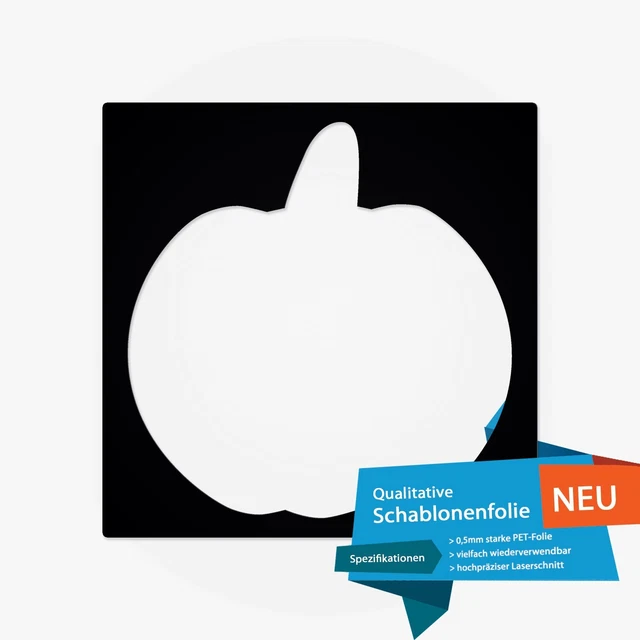 Schablone im Halloween Kuerbis v3 Design
