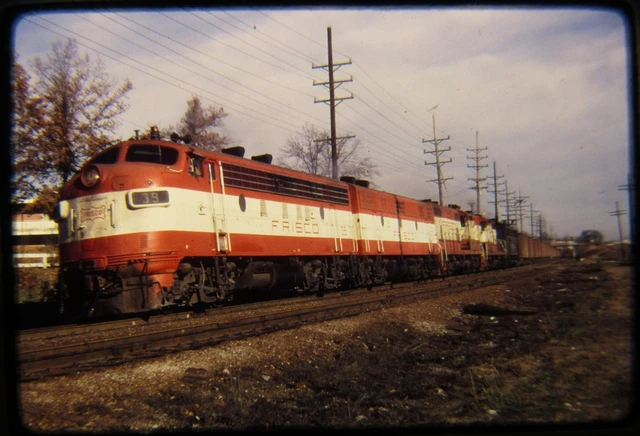 Railroad Slide DUPLICATE St Louis San Francisco Frisco SLSF F7 39 St Louis 1970