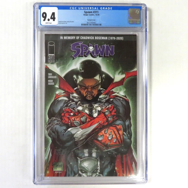 SPAWN #311 MCFARLANE BOSEMAN VARIANT CGC Graded 9.4 Image Comics 2021