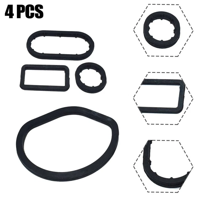 4 pezzi guarnizione alloggiamento filtro olio adatto per Mercedes W163 W202 W203 W208 W210