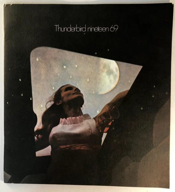 Vintage 1969 Ford Thunderbird T Bird Dealer Advertising Sales Brochure Large