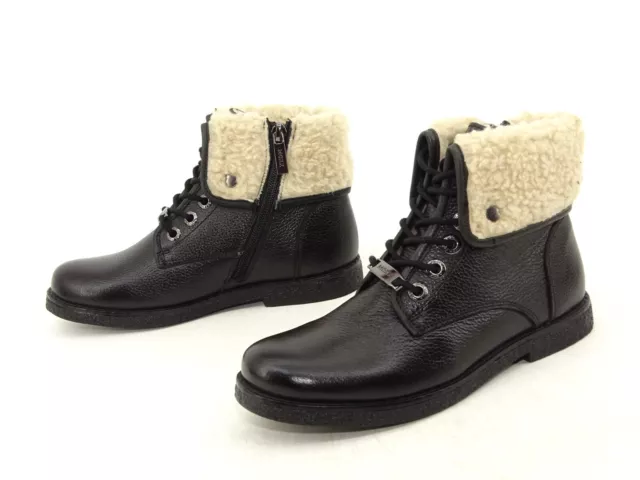 MEXX Scarpe Bambina Bambini Stivali Stivali Invernali in Pelle Foderati Gr.34