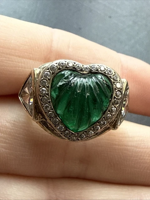 Alliance Anneau Bague Coeur Eternel en Argent Massif Sterling 925