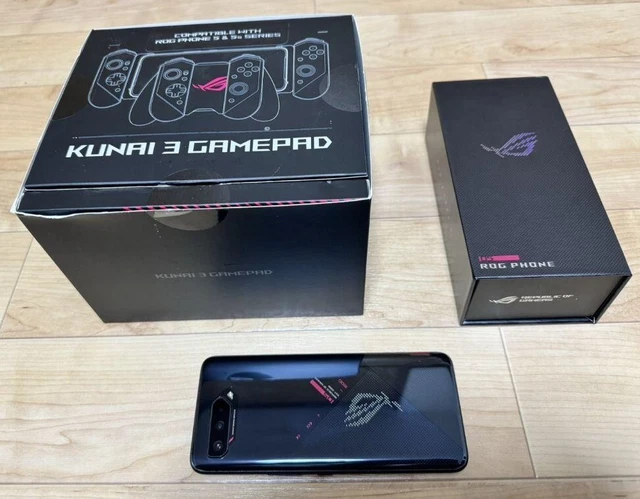ASUS ROG Phone Z01Qd 8Go/512Go Noir Débloqué - Avec AeroCooler Et Dock - Occasion