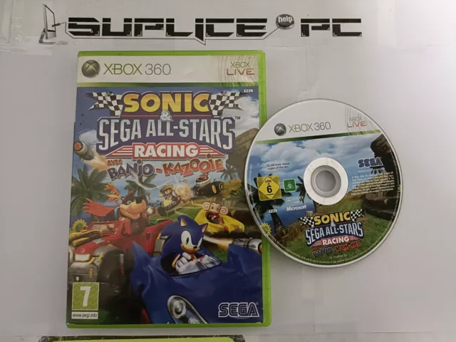 Sonic & Sega All-Stars Racing Avec Banjo  (Sans Notice) - Xbox 360 - Jeu Fr