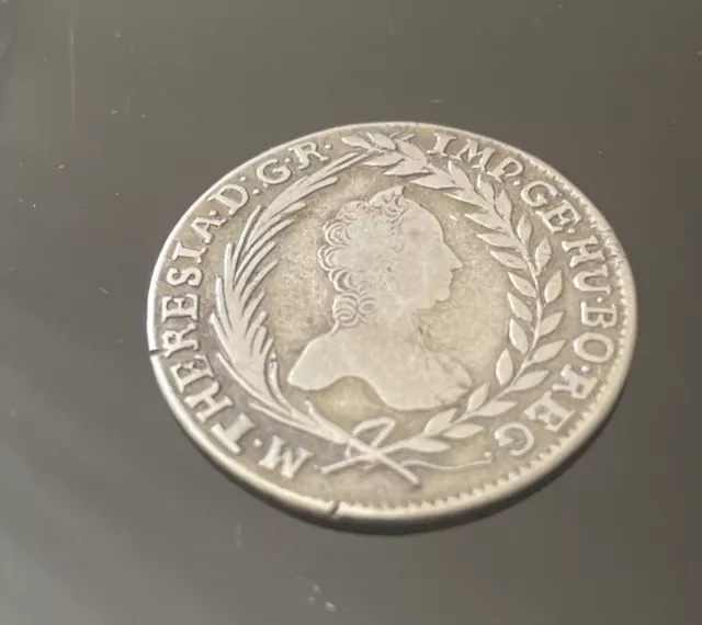 Österreich Maria Theresia 20 Kreuzer Habsburg Wien Silber 1763