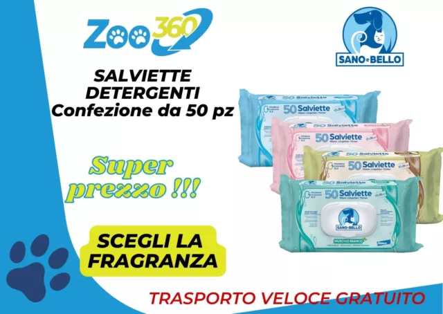 Salviette Detergenti Sano e Bello - Confezione 50pz