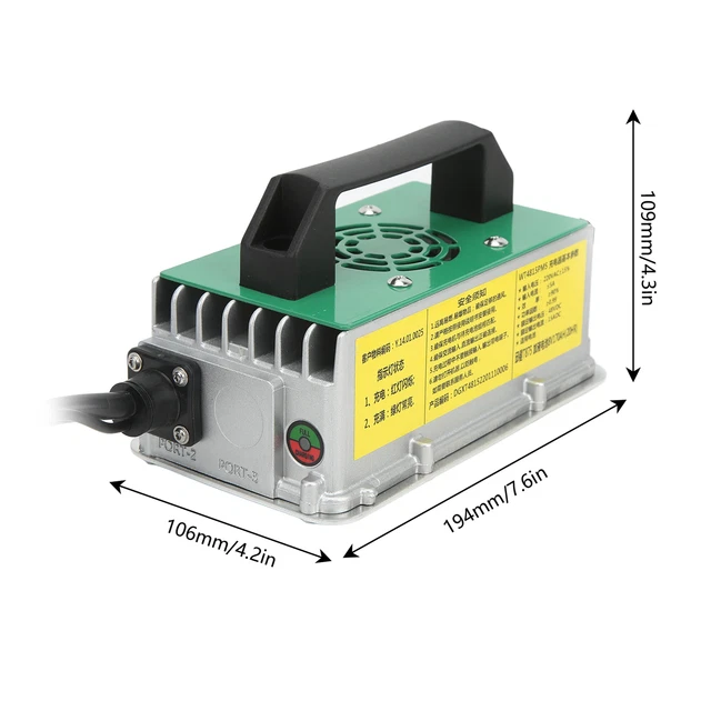 Batteria 48 V 15 A IP67 3 pin spina rotonda per DS Precedent AU220V