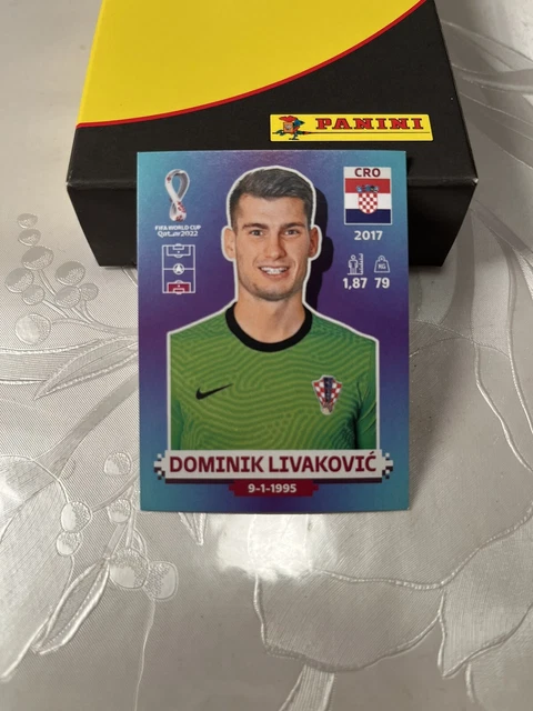Panini FIFA Fussball-Weltmeisterschaft Katar 2022 Albumaufkleber - CRO3 Dominik Livakovic