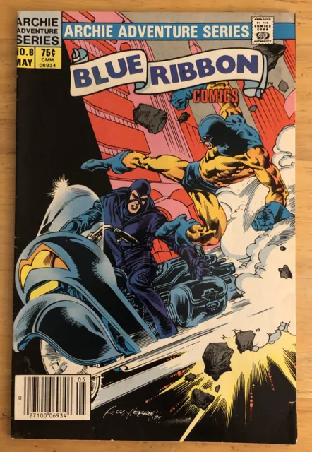 Blue Ribbon 8; Nebres Cover; Black Hood App; Ads Joe Nazario, Masters Universe