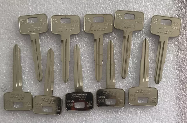 Ilco brand key blanks, set of 10.  B55. locksmith    X145                    [x]