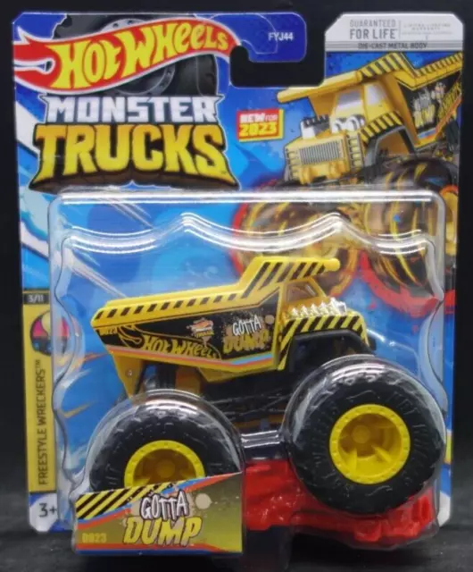 Hot Wheels Monster Truck Oversized Gotta Dump Diecast Vehicle 1:24 Scale