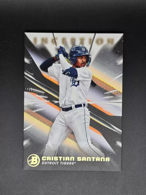 Topps 2023 Bowman Inception Cristian Santana Detroit Tigers