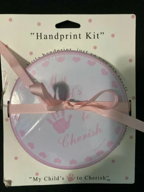 Baby's First Handprint Kit Plaster New NOS sealed keepsake