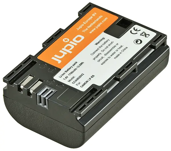 Jupio zwei LP-E6 Batterien + USB Dual Ladegerät Preis-Leistungs-Verhältnis (1700mAh) UK Lager Brandneu in Verpackung 2