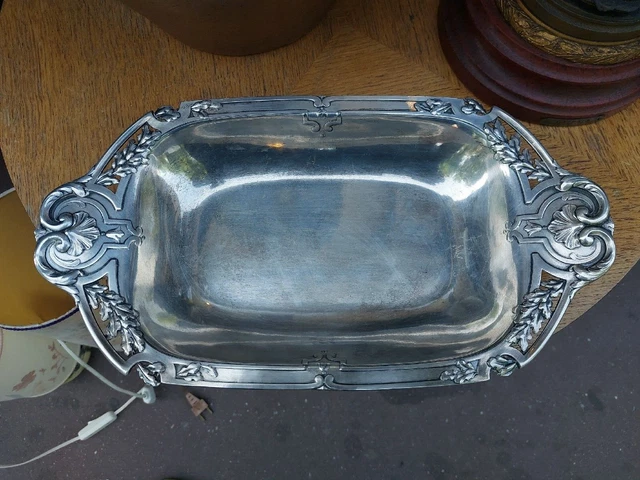 Plano Hondo Gallia Christofle Modelo Concha de Plata -chapado Plata Silber