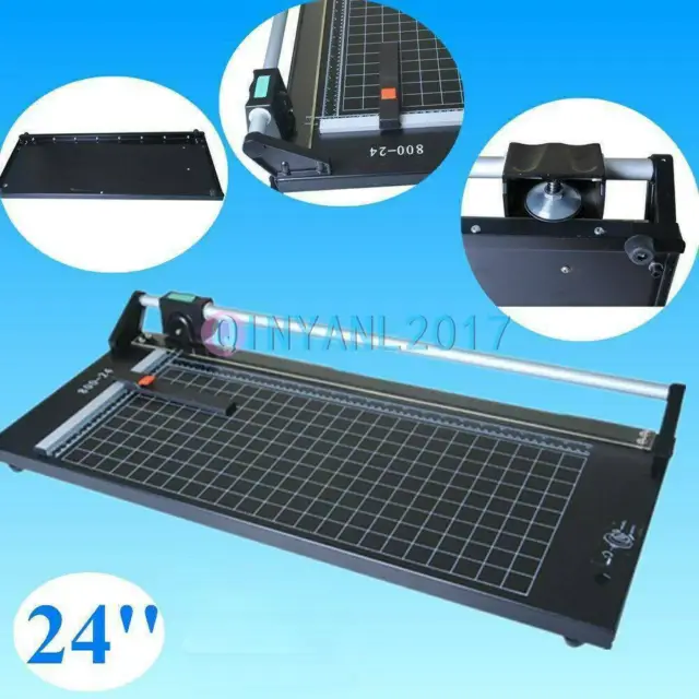 800-24 24" Manual Paper Trimmer, Photo Paper Cutter Trimming Tool #WD6