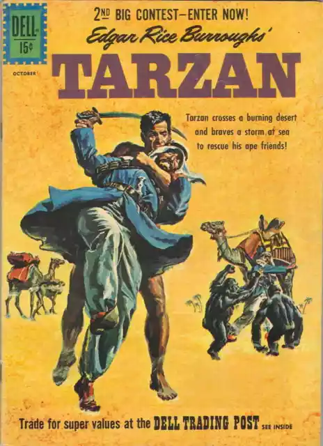 Tarzan (Dell) #126 VG; Dell | low grade - October 1961 Edgar Rice Burroughs - we