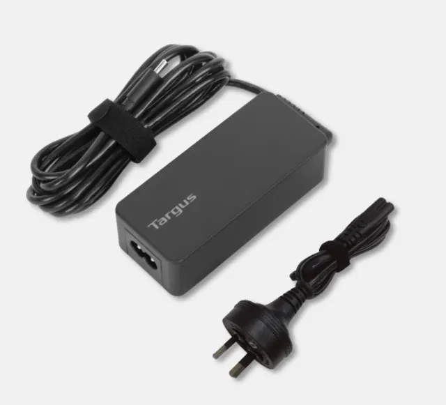 Targus 65W USB-C Charger Power Delivery Charge USB-C Laptop Tablet Mobile Pho...