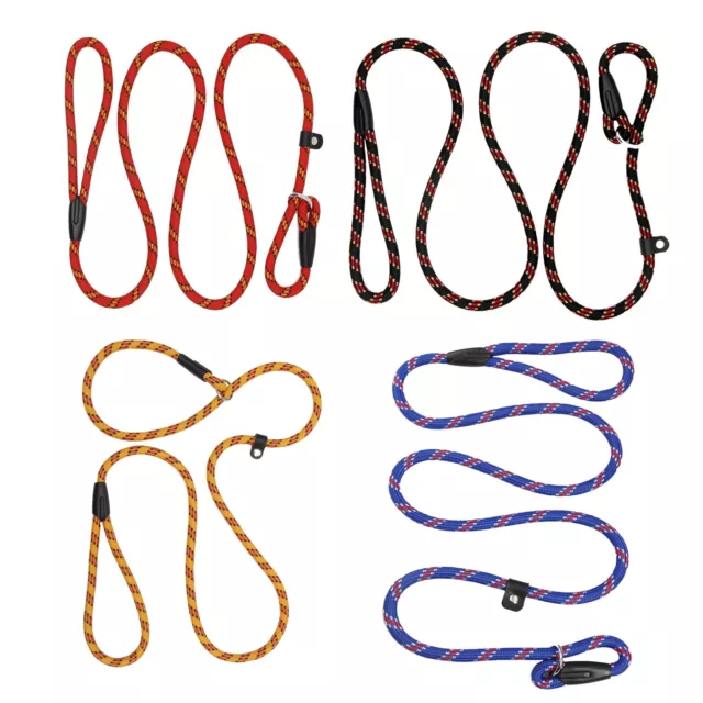 Dog Slip Leash Lead Rope Nylon Collar Training Pet Strap Adjustable Lead