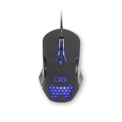 DR1TECH Guardian Souris Gamer Avec Fil En Fibre Résistante | 7 Boutons Jusqu'...