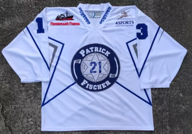 Ken Yaremchuk + signature, Patrick Fischer, Ice hockey jersey, eishockey trikot