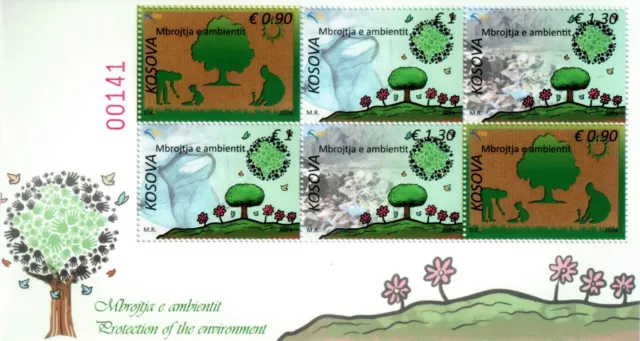 Kosovo Stamps 2024. Environmental Protection. Sheet MNH