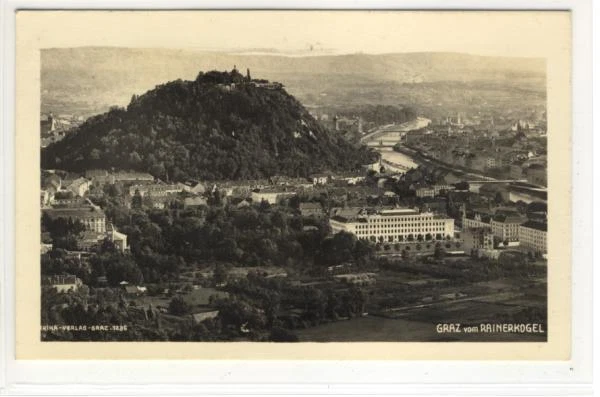 AK Graz vom Rainerkogel 1931