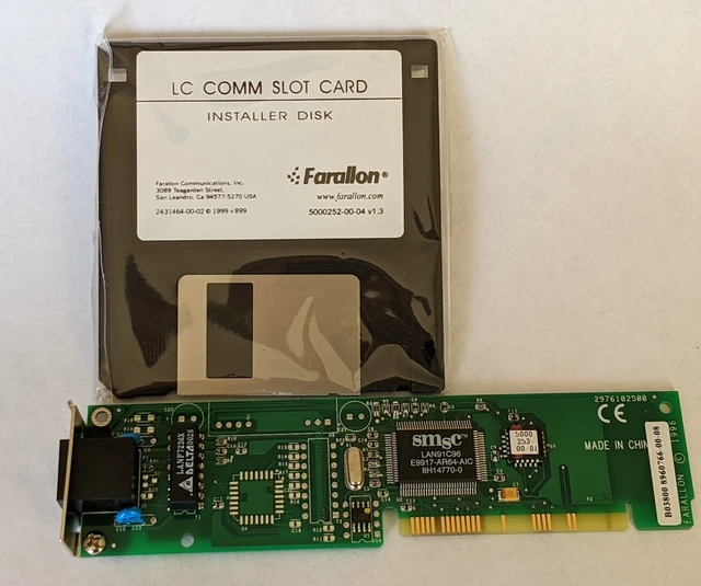 APPLE ETHERNET CS II Twisted-Pair Card 630-1837 820-0784-A