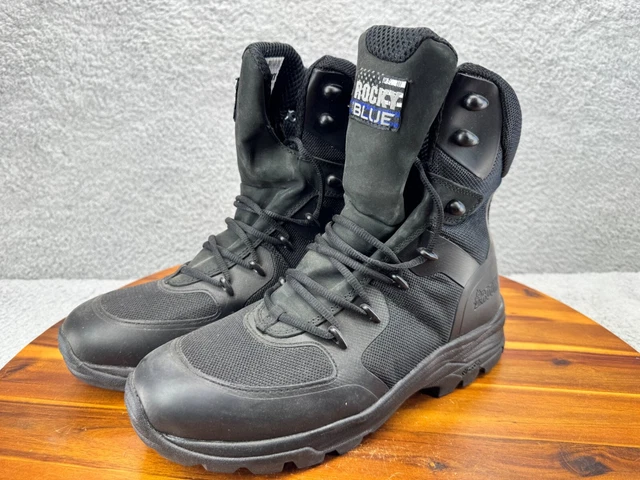 ROCKY CODE BLUE 8" Public Service Mens Duty Black Leather Tactical ...