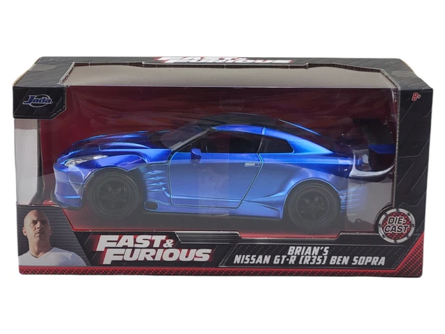 Voiture Miniature GTR R35 Fast And Furious - 1/24 - Portes, Capot Et Coffre Ouvrants - Métal - 7