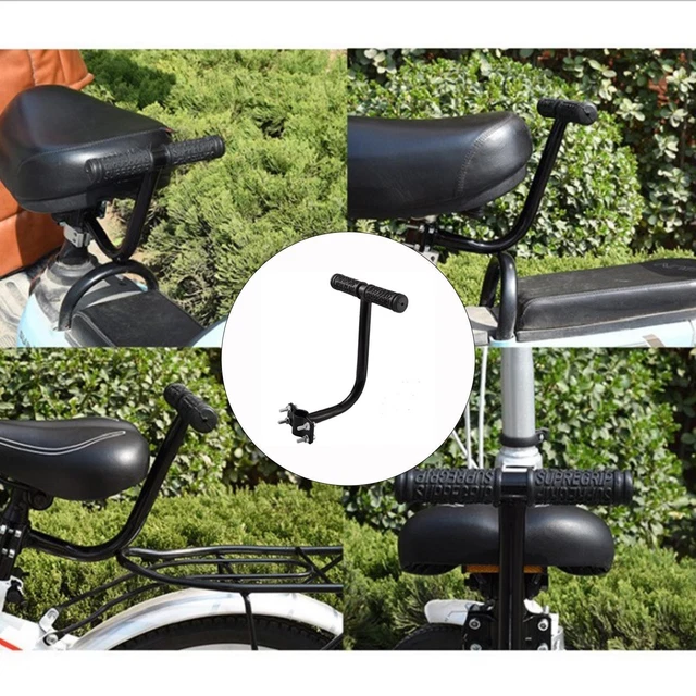 Guidon De Vélo Pour Siège Enfant - Poignée Arrière Réglable, Compatible VTT, Vélo De Route