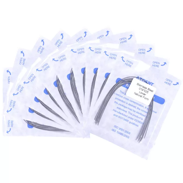 AZDENT Dental Orthodontic Arch Wires Stainless Steel Natural Form Rectangular 2