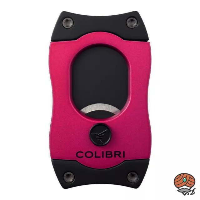 Colibri Zigarrenschneider (S-Cut II) pink/schwarz