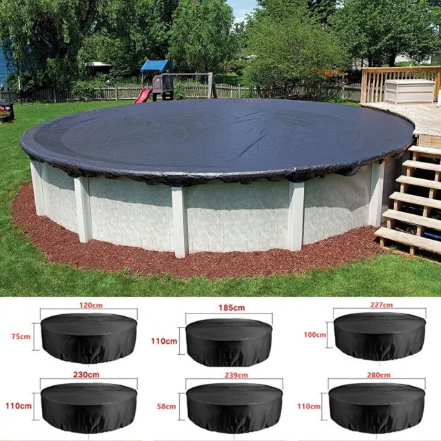 UV proof Round Pool Cover Prevent Dust and Rain for Outdoor Swimming Pool