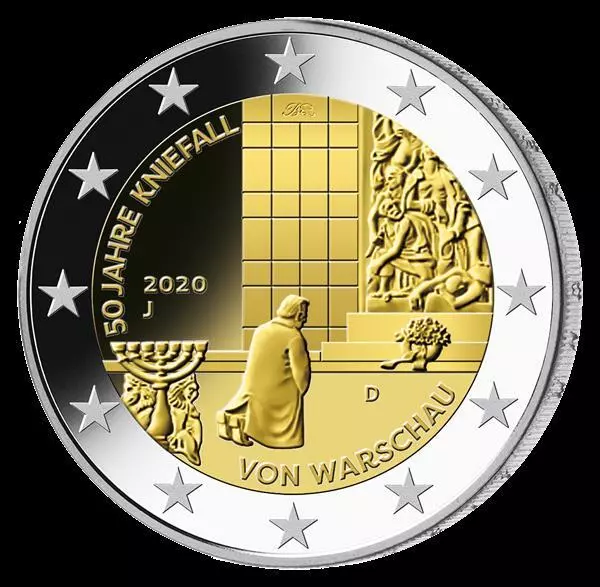 Set Germany 2020 Kniefall From Warsaw Mz J (Hamburg)
