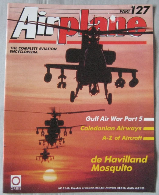AIRPLANE MAGAZINE ISSUE 127 de Havilland Mosquito cutaway drawing ...