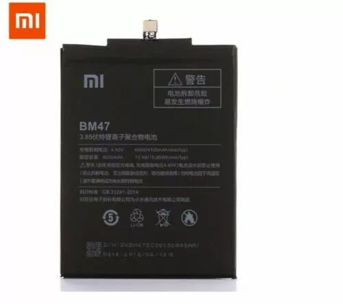 BATERIA / BATTERY PARA SMARTPHONE XIAOMI REDMI 3 3S PRO X PRIME 4X BM47 3900mAh